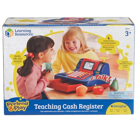 Learning Resources Pretend & Play Teaching Cash Register 2690